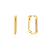 Gold Large Oval Huggies